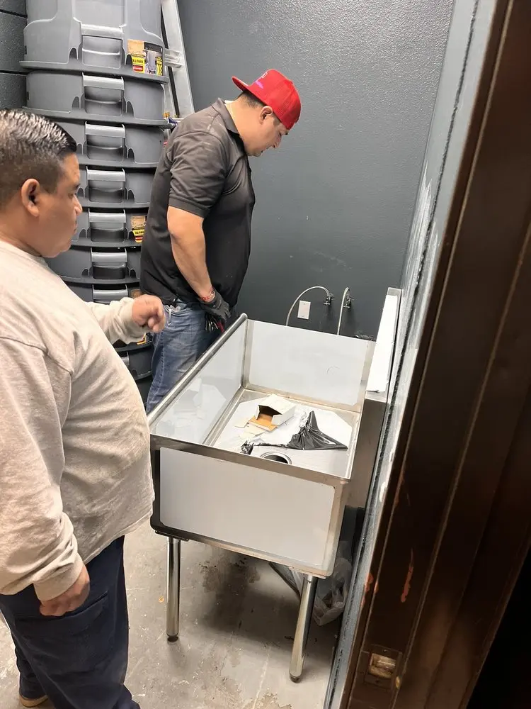 Commercial plumbing and sink installation in Nassau Bay